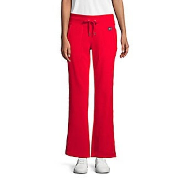 Tommy Hilfiger Sport Flare-Leg Drawstring Pants (Size XS) - Picture 1 of 5